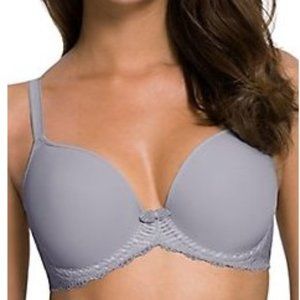 Lilac Grey Wacoal La Femme Underwire T-shirt bra. size 32DDD.